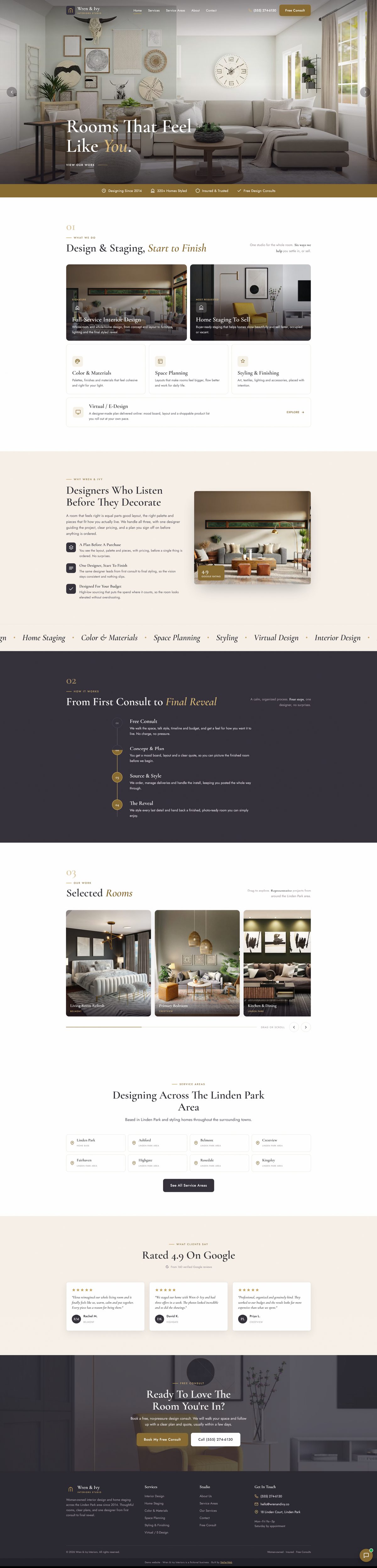 Wren and Ivy Interiors demo site